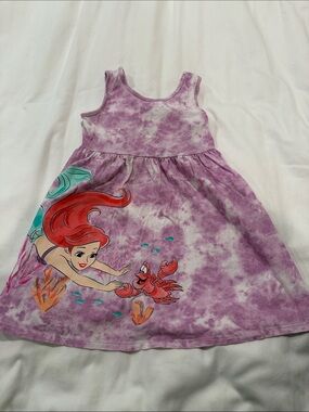 jumping beans Purple Tie-Dye Ariel Graphic Tank Dress